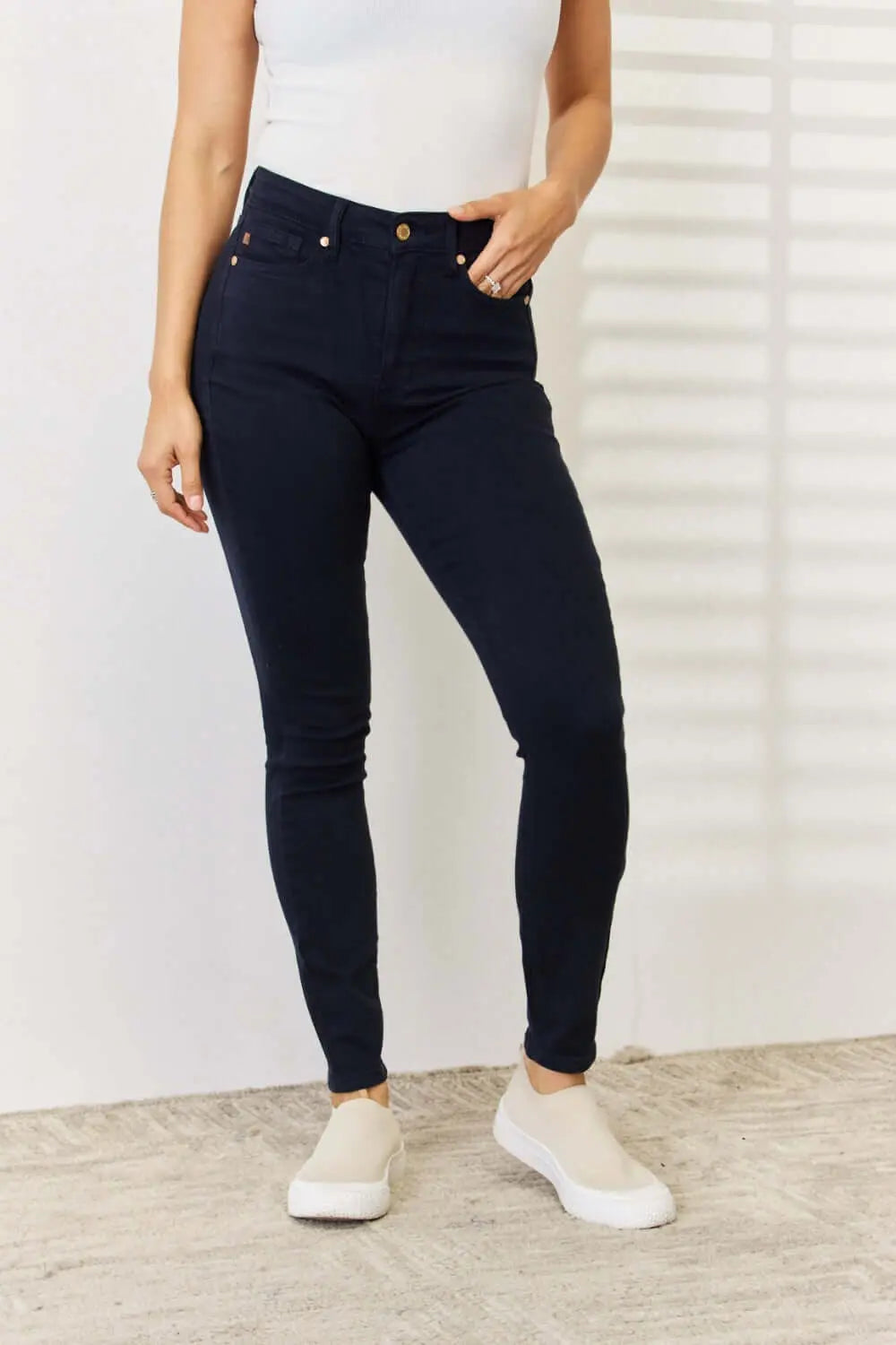 Trendsi Jeans Judy Blue Full Size Garment Dyed Tummy Control Skinny Jeans Judy Blue Full Size Garment Dyed Tummy Control Skinny Jeans