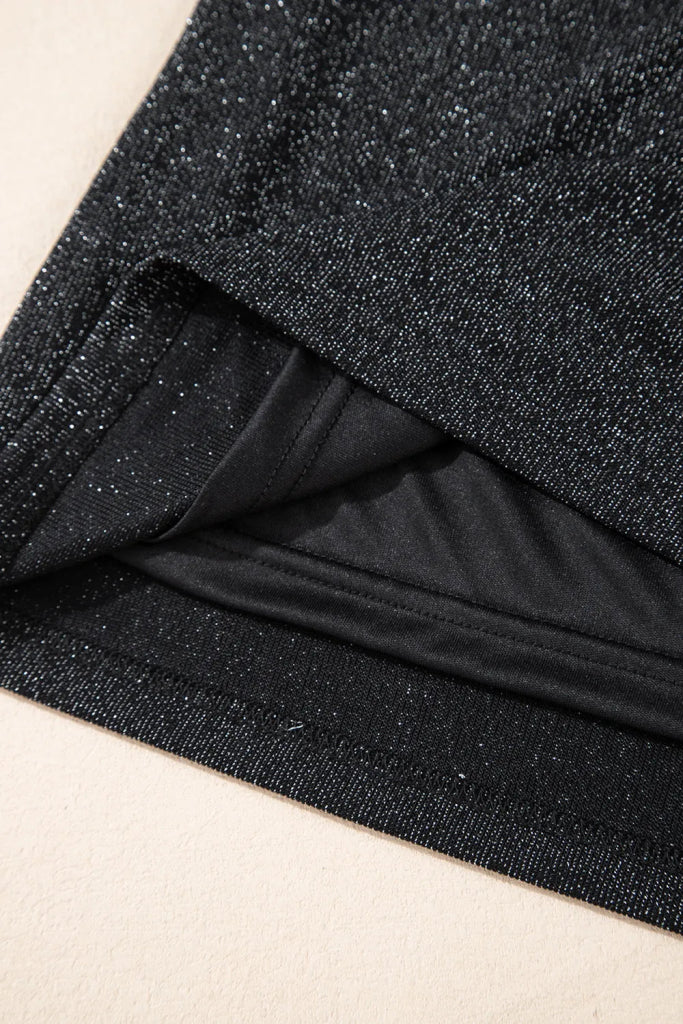 Bowknot V - Neck Long Sleeve Blouse - Black by Trendsi from FREYA’S CLOSET