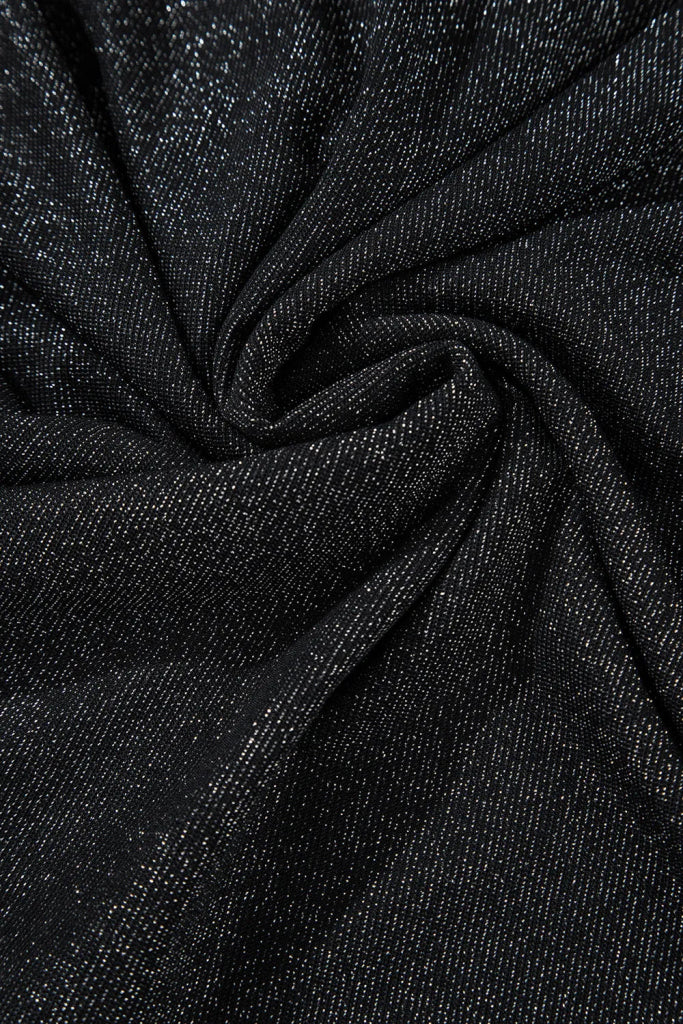 Bowknot V - Neck Long Sleeve Blouse - Black by Trendsi from FREYA’S CLOSET