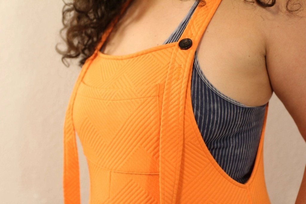 Double Take Full Size Texture Sleeveless Romper - Tangerine by Trendsi from FREYA’S CLOSET