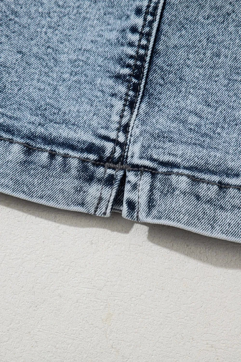 Trendsi set Drawstring High Waist Pocketed Denim Shorts