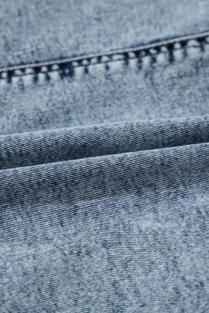 Drawstring High Waist Pocketed Denim Shorts - Medium by Trendsi from FREYA’S CLOSET