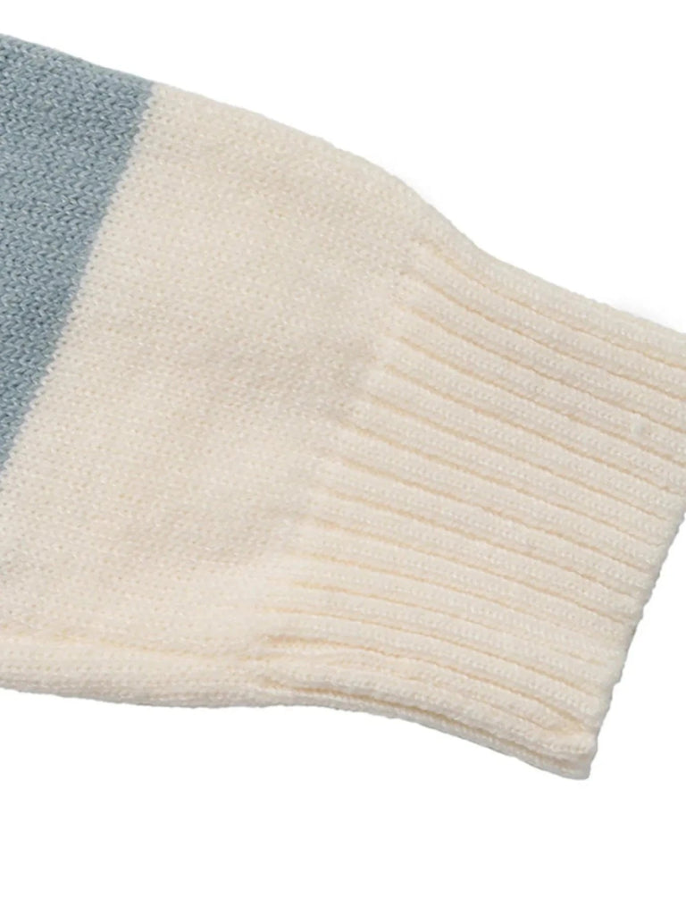 Drawstring Zip Up Striped Cardigan - Apricot by Trendsi from FREYA’S CLOSET