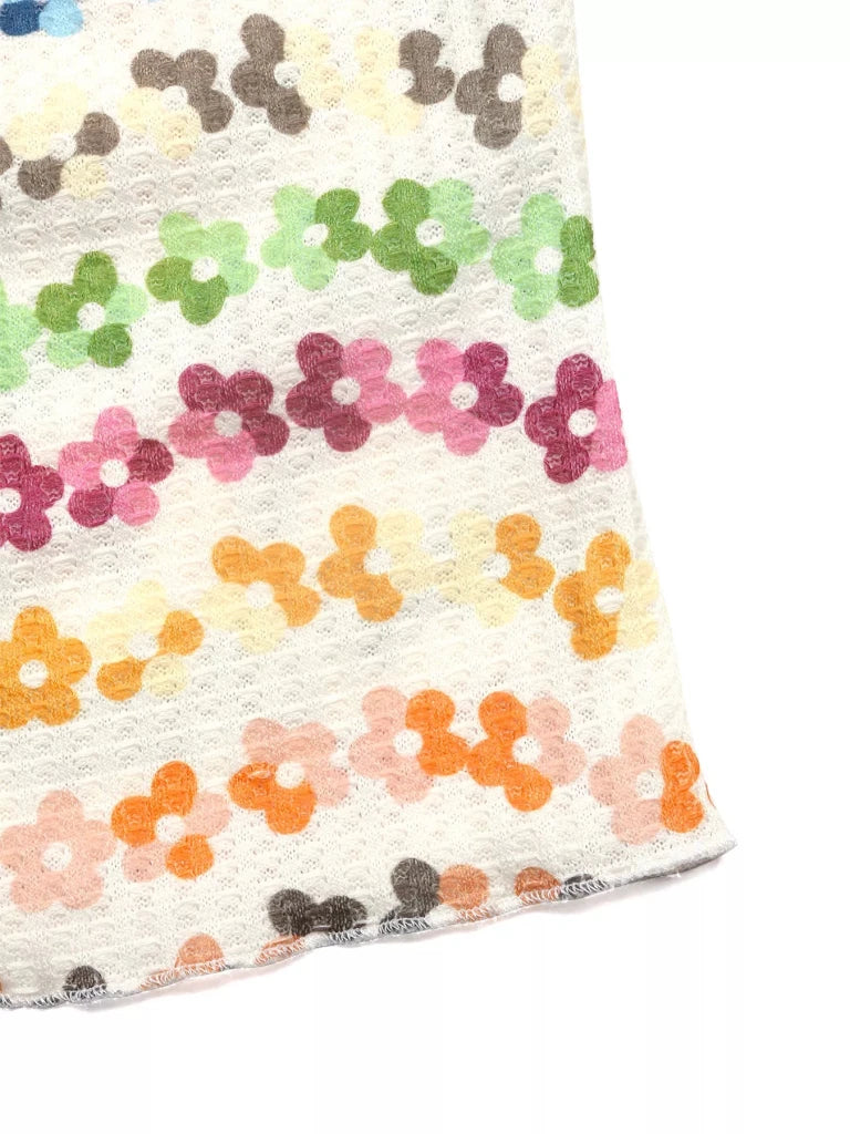 Floral Ruched Tube Top - Multicolor by Trendsi from FREYA’S CLOSET