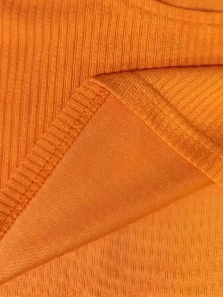 Full Size Wide Strap Tank and Shorts Set Plus Size - Orange by Trendsi from FREYA’S CLOSET