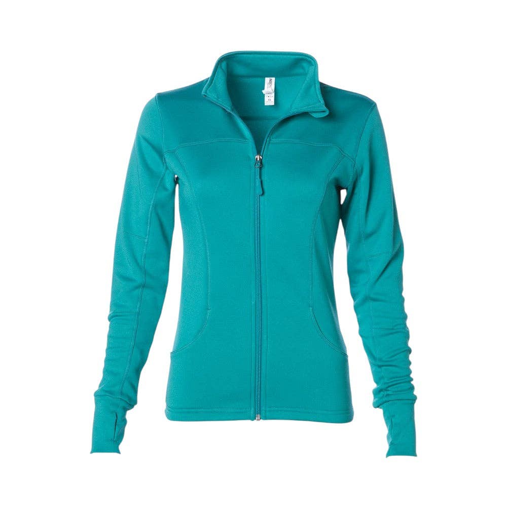 Independent Trading Co EXP60PAZ Women's Poly-Tech Full-Zip Track Jacket - S by The Park Wholesale from FREYA’S CLOSET