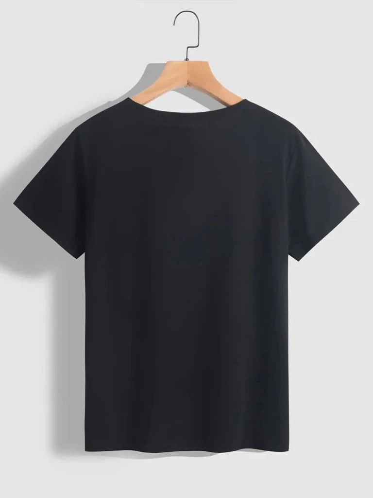 IT'S MARDI GRAS Y'ALL Round Neck T-Shirt - Black by Trendsi from FREYA’S CLOSET