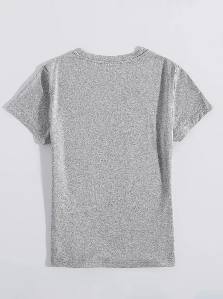 IT'S MARDI GRAS Y'ALL Round Neck T-Shirt - Dark Gray by Trendsi from FREYA’S CLOSET