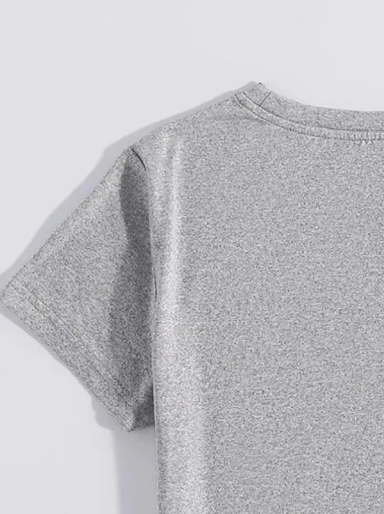 IT'S MARDI GRAS Y'ALL Round Neck T-Shirt - Dark Gray by Trendsi from FREYA’S CLOSET