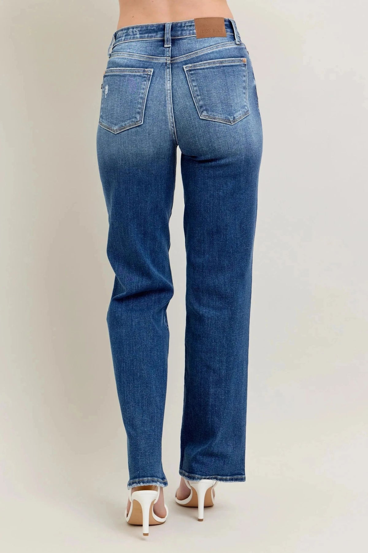 Trendsi Jeans Judy Blue Full Size High Waist 90's Straight Leg Jeans Plus Size