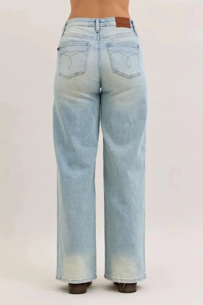Judy Blue High Waist Column Straight Jeans - MD by Trendsi from FREYA’S CLOSET