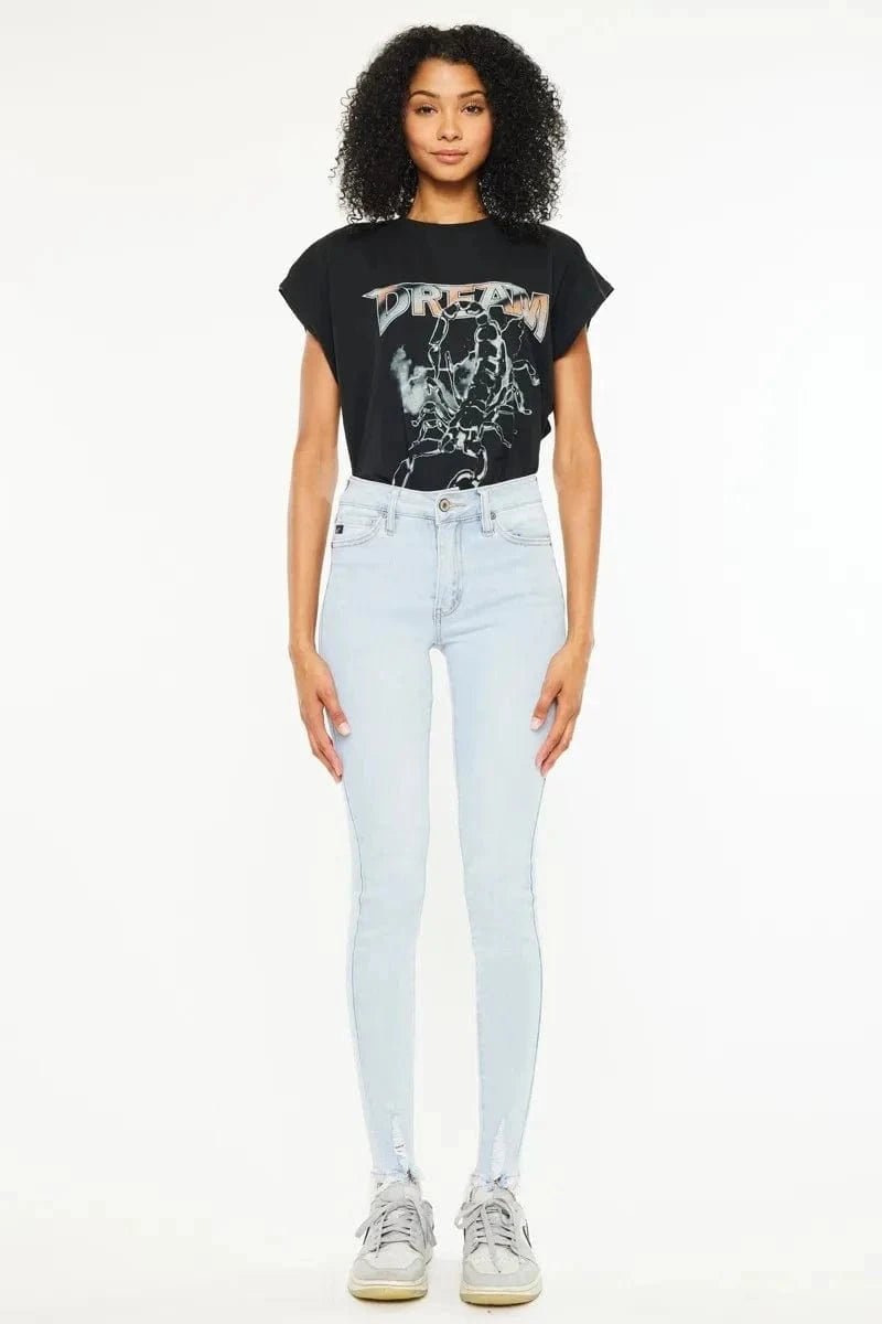 Kancan High Rise Super Skinny Jeans - ALL by Trendsi from FREYA’S CLOSET