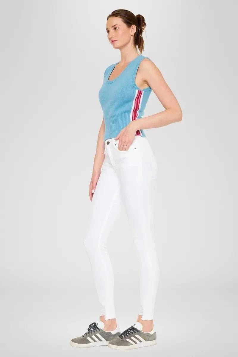 Kancan High Rise Super Skinny Jeans - WHITE by Trendsi from FREYA’S CLOSET