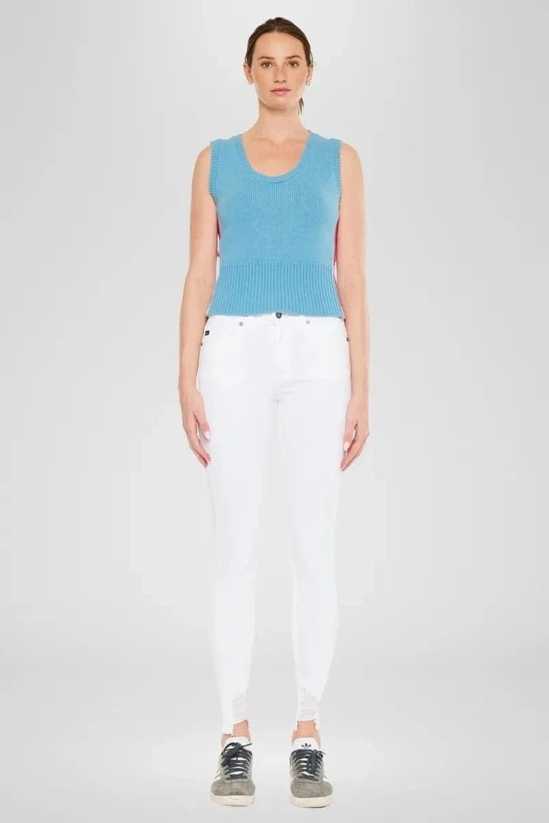 Kancan High Rise Super Skinny Jeans - WHITE by Trendsi from FREYA’S CLOSET