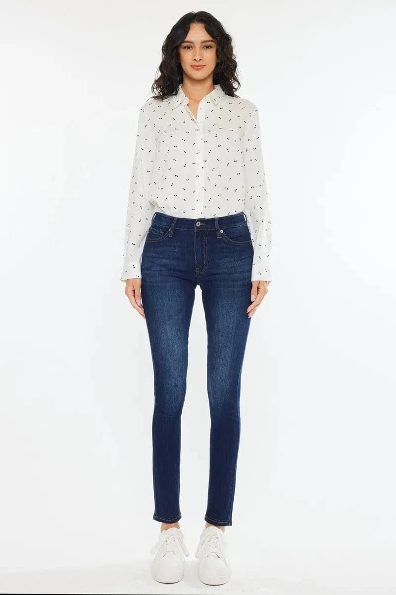 Trendsi Kancan Mid Rise Super Skinny Jeans