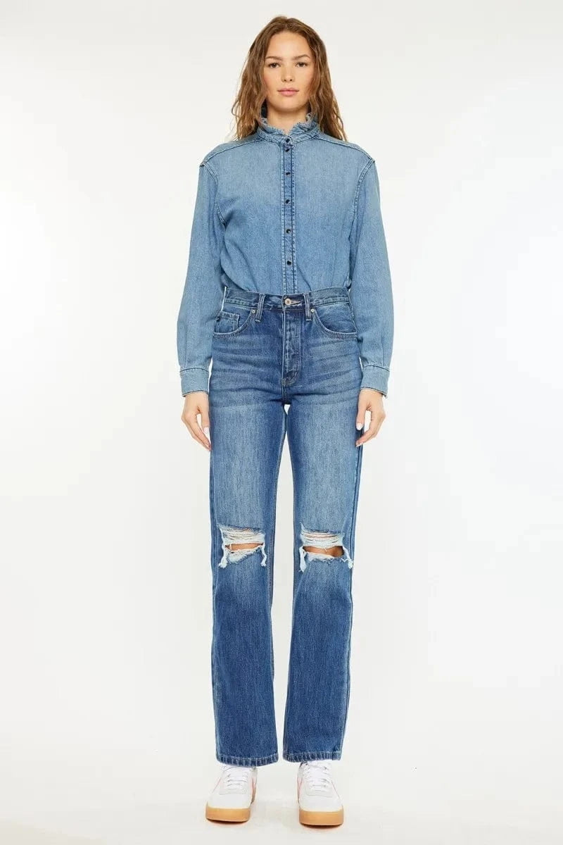 Trendsi Jeans Kancan Ultra High Rise 90's Boyfriend Jeans