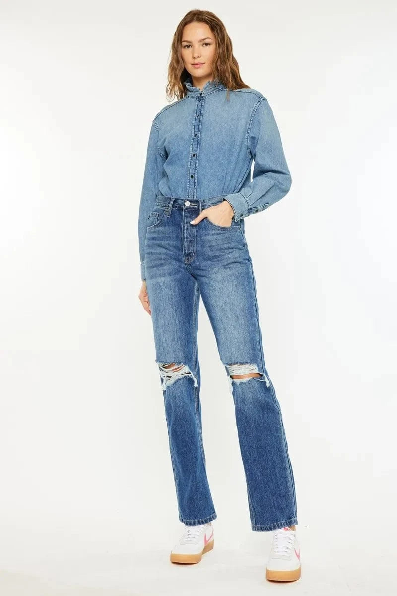 Trendsi Jeans MEDIUM / 1/24 Kancan Ultra High Rise 90's Boyfriend Jeans