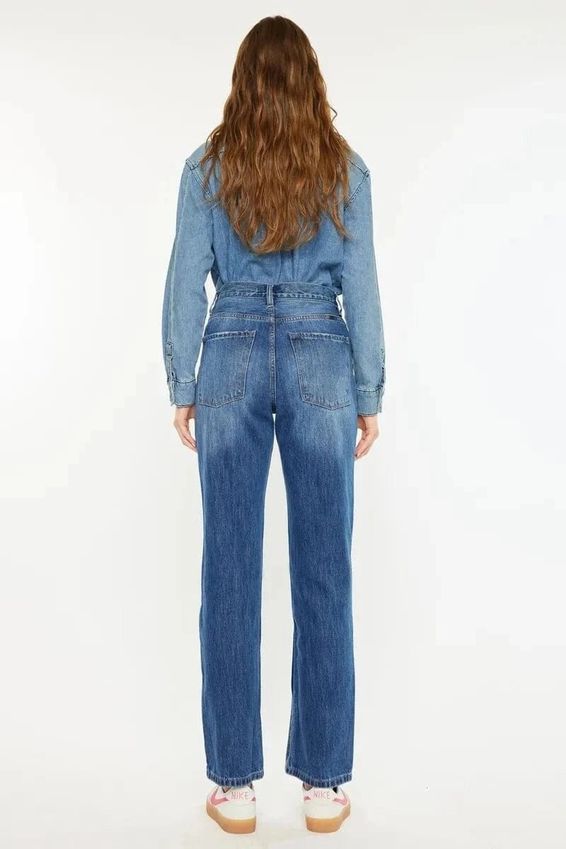 Kancan Ultra High Rise 90's Boyfriend Jeans - MEDIUM by Trendsi from FREYA’S CLOSET