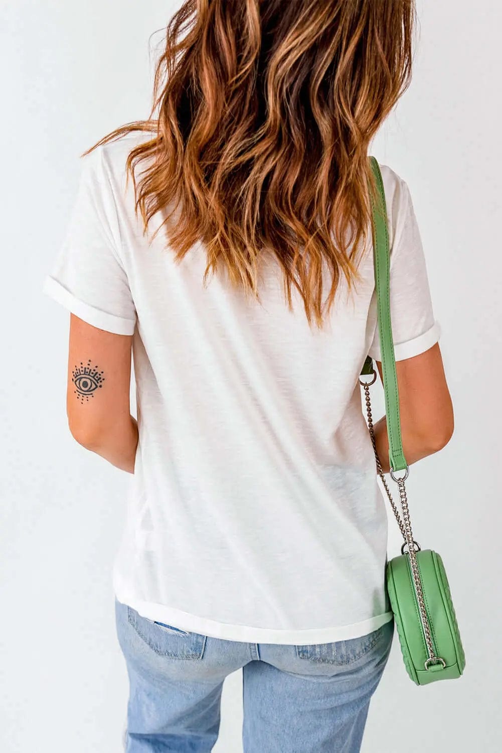 Trendsi Shirts and Blouses MAMA Round Neck Short Sleeve T-Shirt