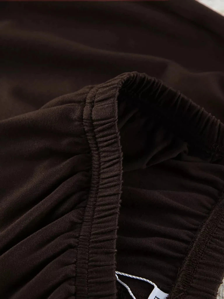 Oversized long sleeve top and shorts lounge set, alternate product image