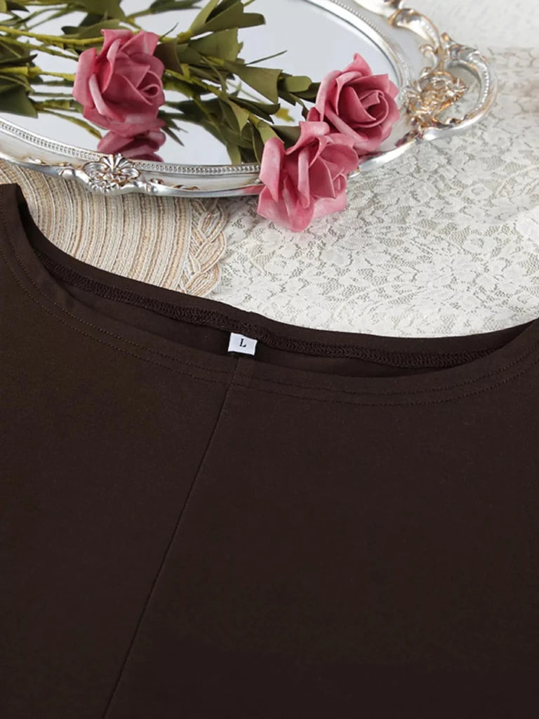 Oversized long sleeve top and shorts lounge set, alternate product image