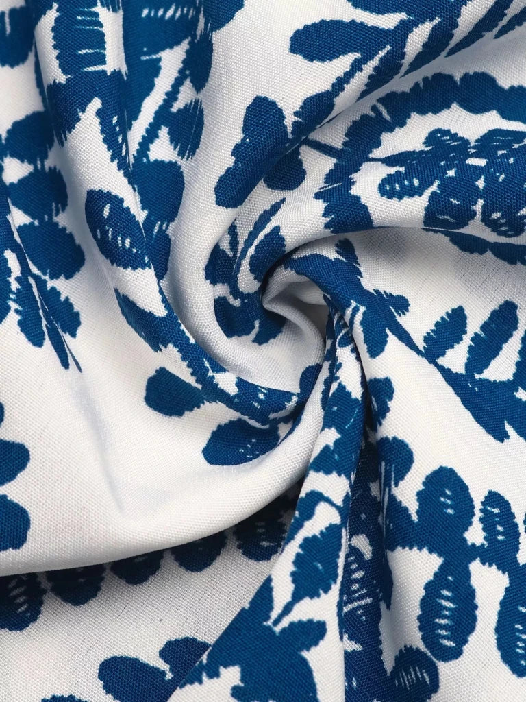Printed Halter Neck Maxi Dress - Blue by Trendsi from FREYA’S CLOSET