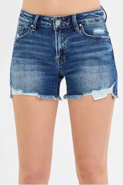 RISEN Low Rise Pikaboo Lining Shorts - DARK by Trendsi from FREYA’S CLOSET