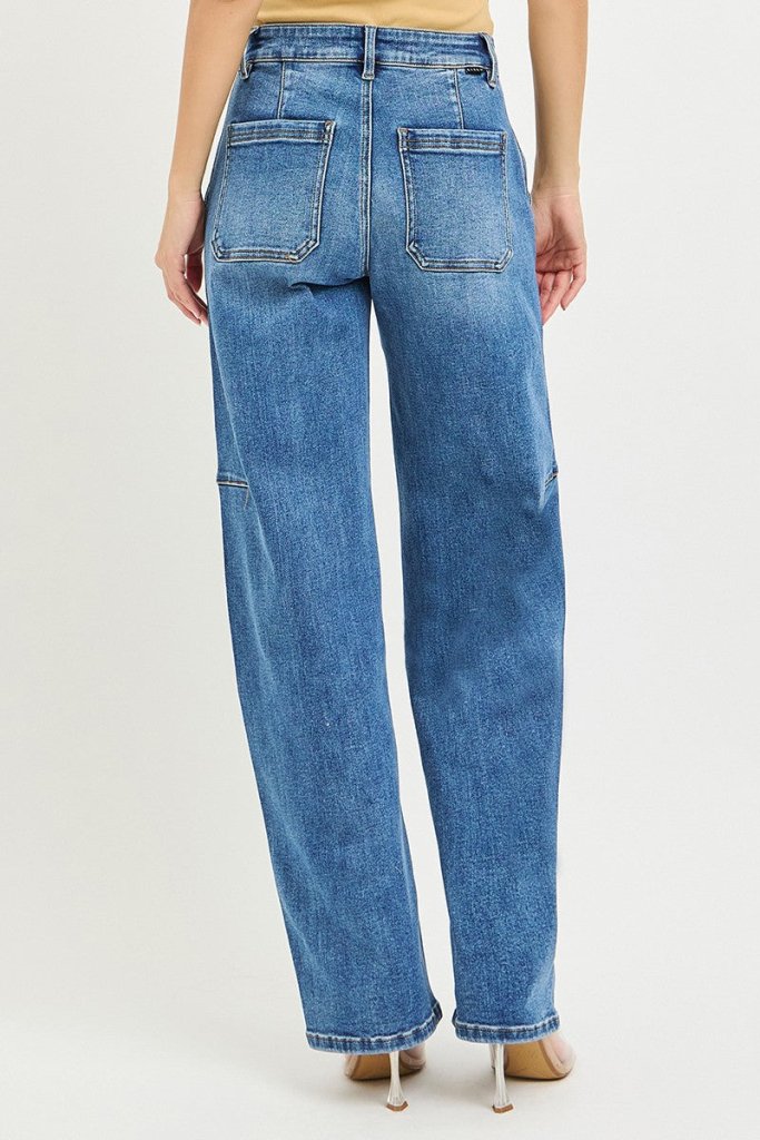 RISEN Slouchy Baggy Jeans - MEDIUM by Trendsi from FREYA’S CLOSET