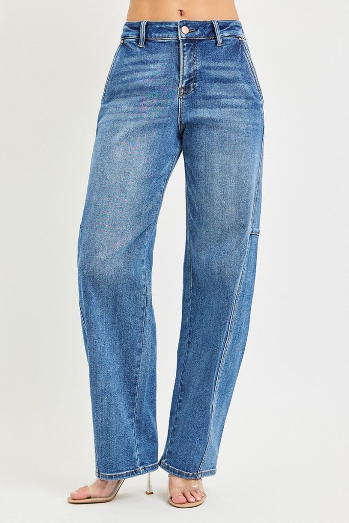 RISEN Slouchy Baggy Jeans - MEDIUM by Trendsi from FREYA’S CLOSET