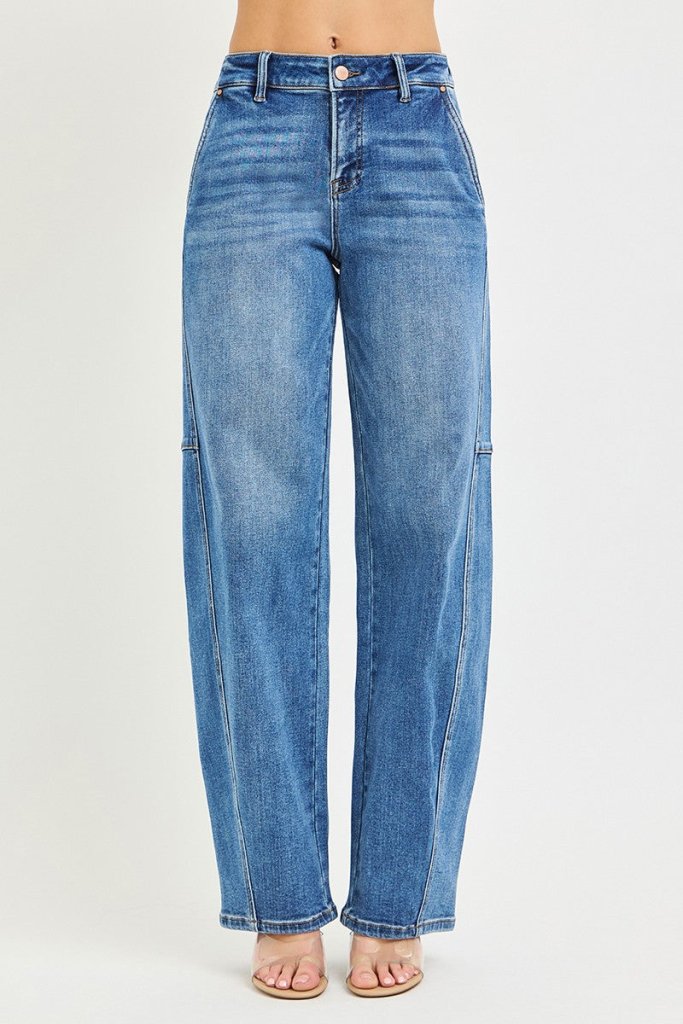 RISEN Slouchy Baggy Jeans - MEDIUM by Trendsi from FREYA’S CLOSET