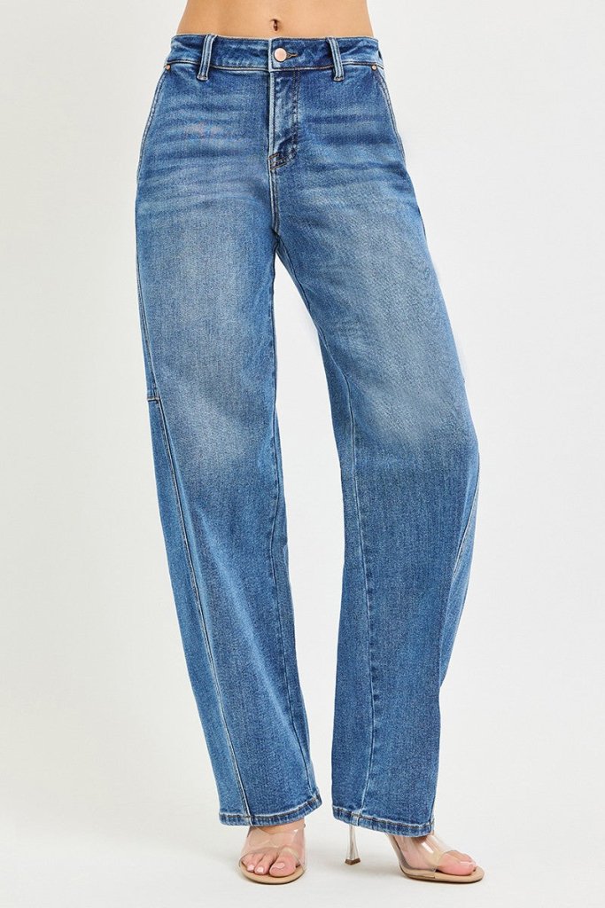 RISEN Slouchy Baggy Jeans - MEDIUM by Trendsi from FREYA’S CLOSET