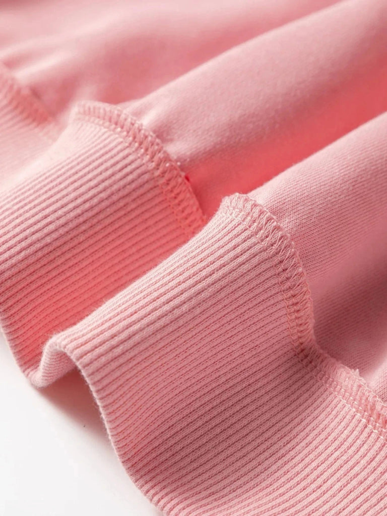 Striped Mesh Sleeve Patchwork Exposed Seam Top - Dusty Pink by Trendsi from FREYA’S CLOSET