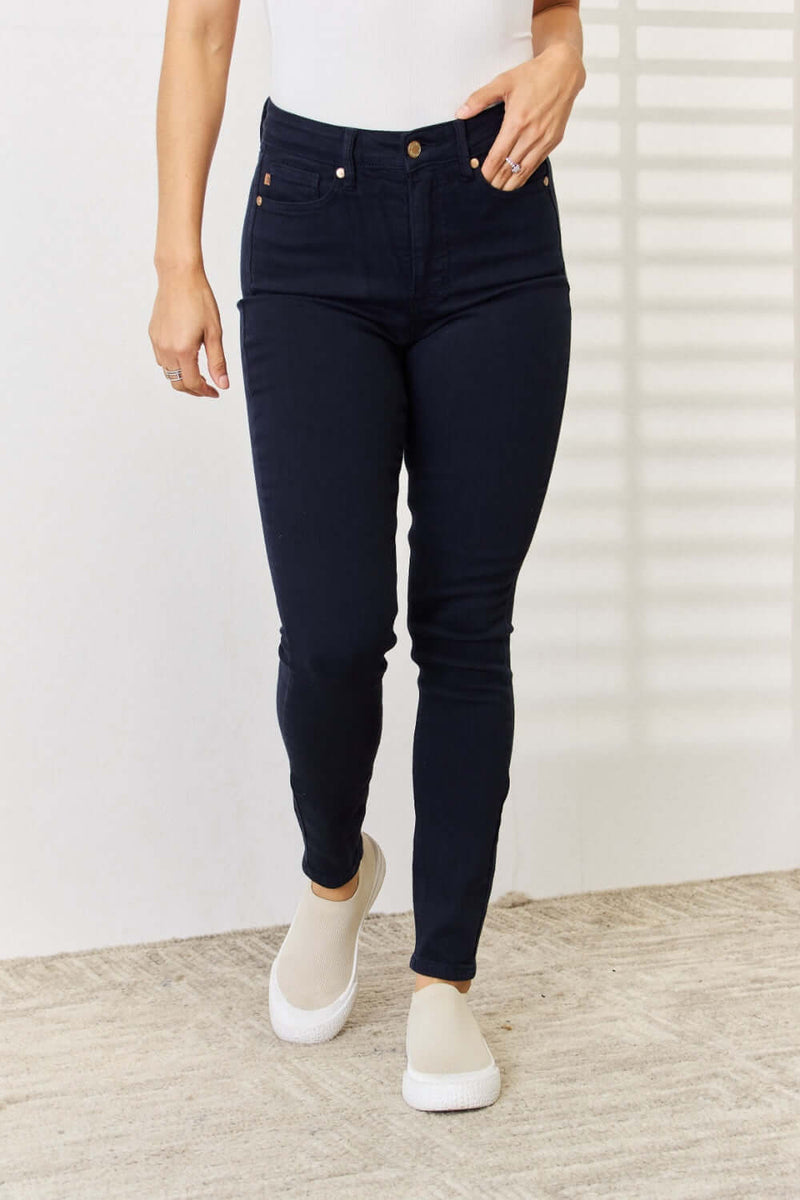 Trendsi Jeans Judy Blue Full Size Garment Dyed Tummy Control Skinny Jeans Judy Blue Full Size Garment Dyed Tummy Control Skinny Jeans