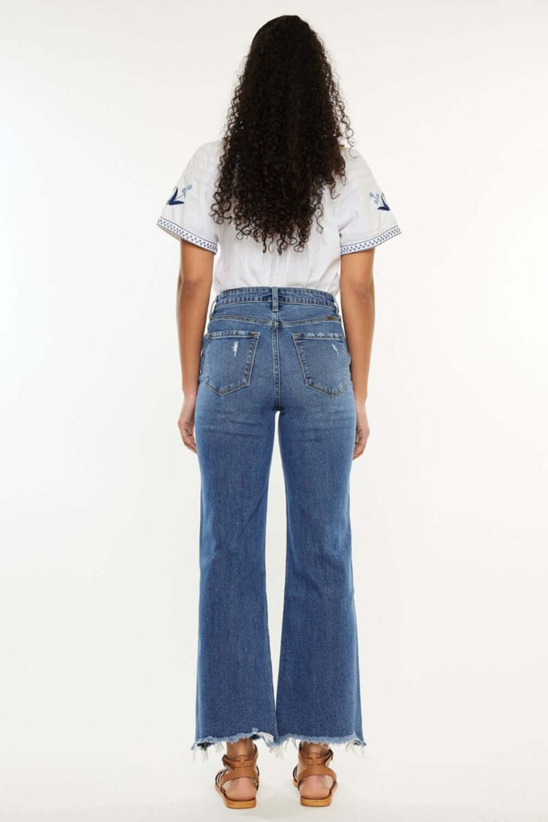 Trendsi Jeans Kancan Full Size High Rise Slim Wide Leg Jeans Kancan Full Size High Rise Slim Wide Leg Jeans