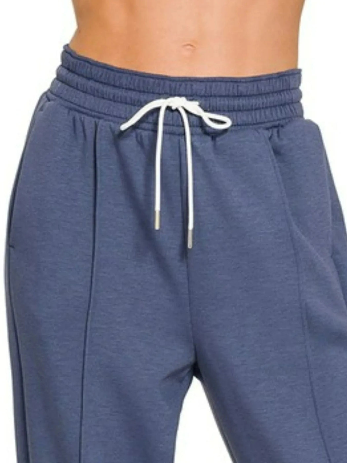 Trendsi Zenana Drawstring Scuba Sweatpants with Pockets