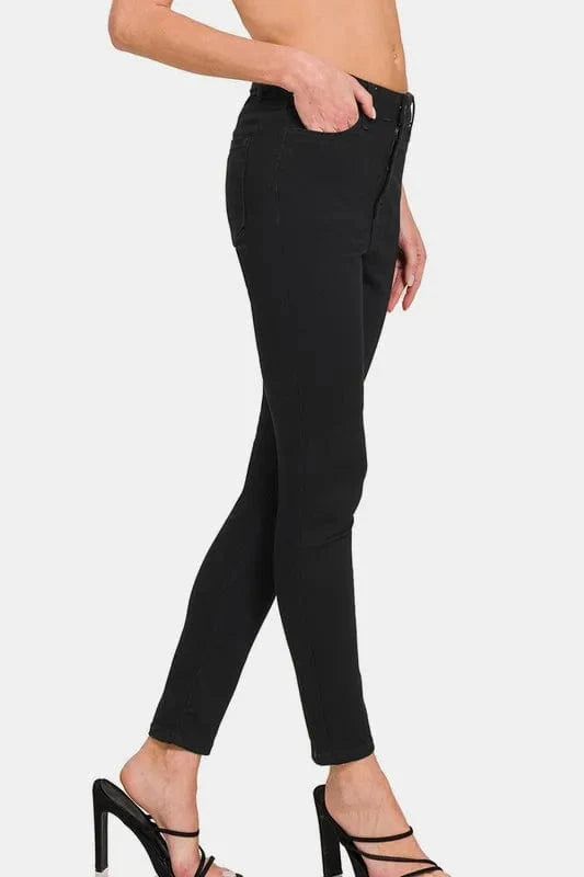 Trendsi Zenana High Rise Skinny Jeans with Pockets