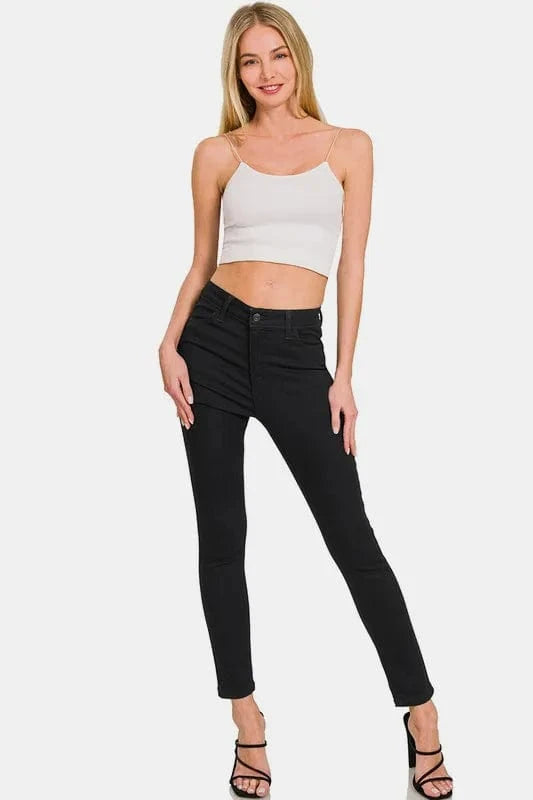 Trendsi Zenana High Rise Skinny Jeans with Pockets